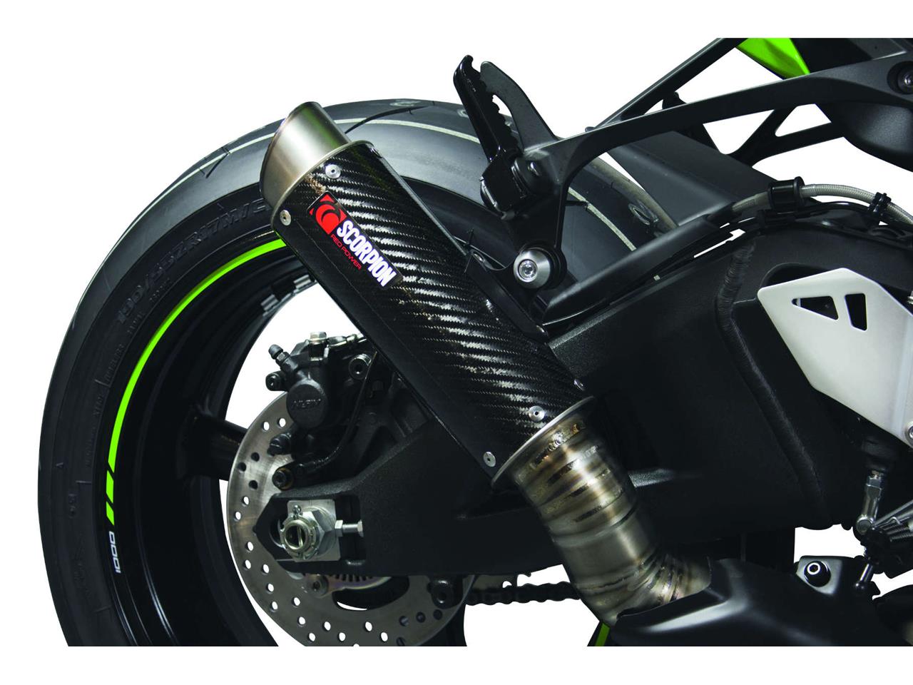 Silencieux Scorpion RP-1 GP Carbone pour Kawasaki ZX10R (16-20) ZX10RR (17-19)