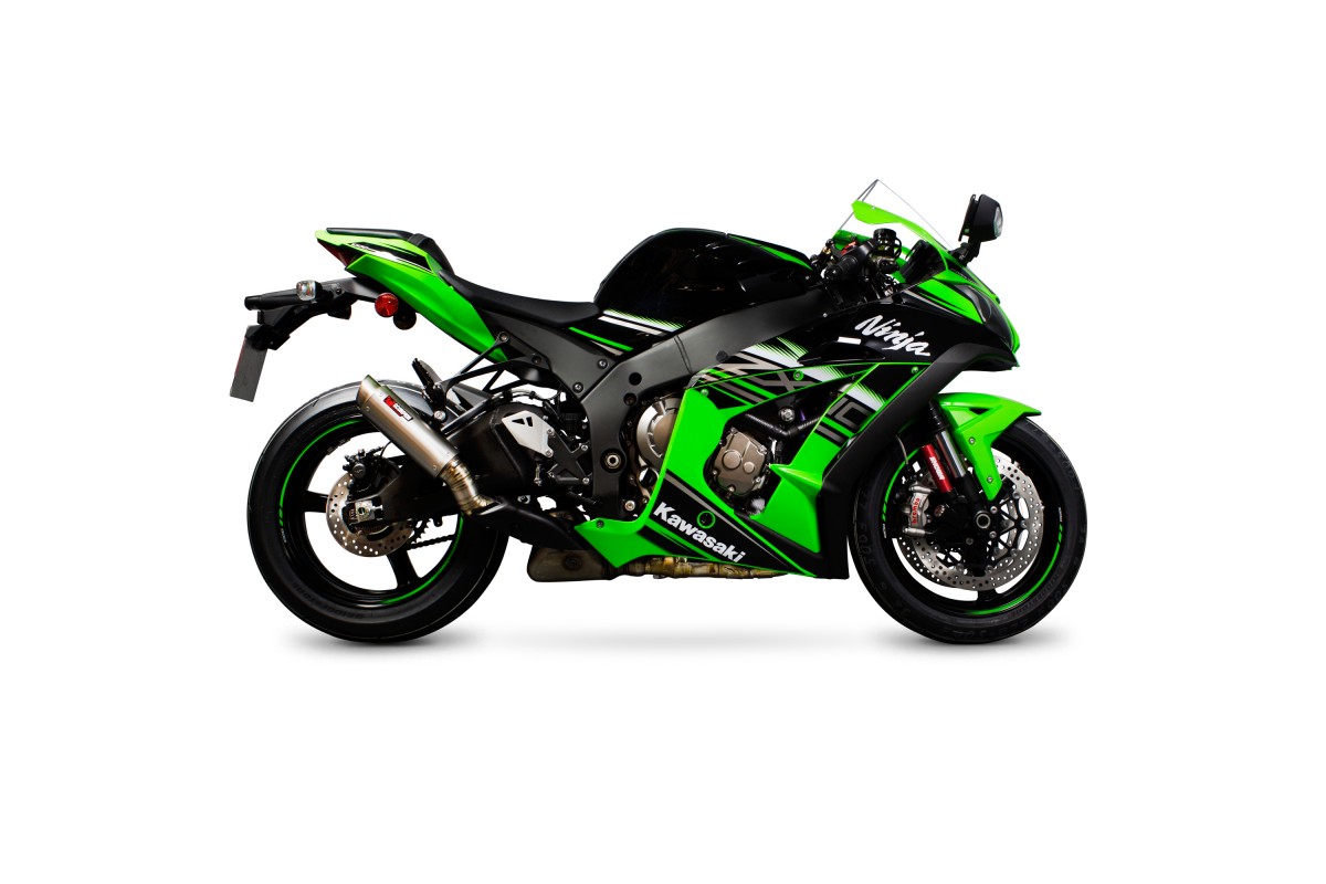 Silencieux Scorpion RP-1 GP Titane pour Kawasaki ZX10R (16-20) ZX10RR (17-19)