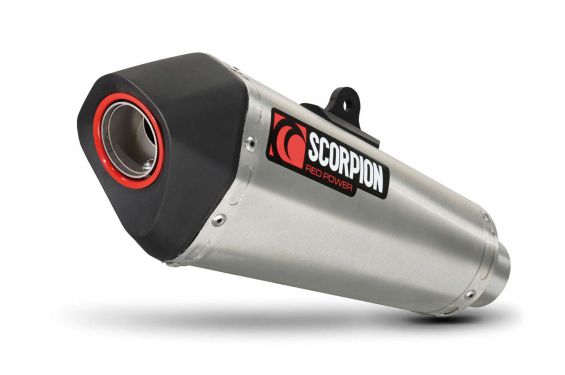 Silencieux d'échappement Moto Scorpion Serket Inox pour BMW S1000 RR (15-19)