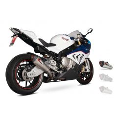 Silencieux d'échappement Moto Scorpion Serket Inox pour BMW S1000 RR (15-19)
