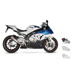 Silencieux d'échappement Moto Scorpion Serket Inox pour BMW S1000 RR (15-19)