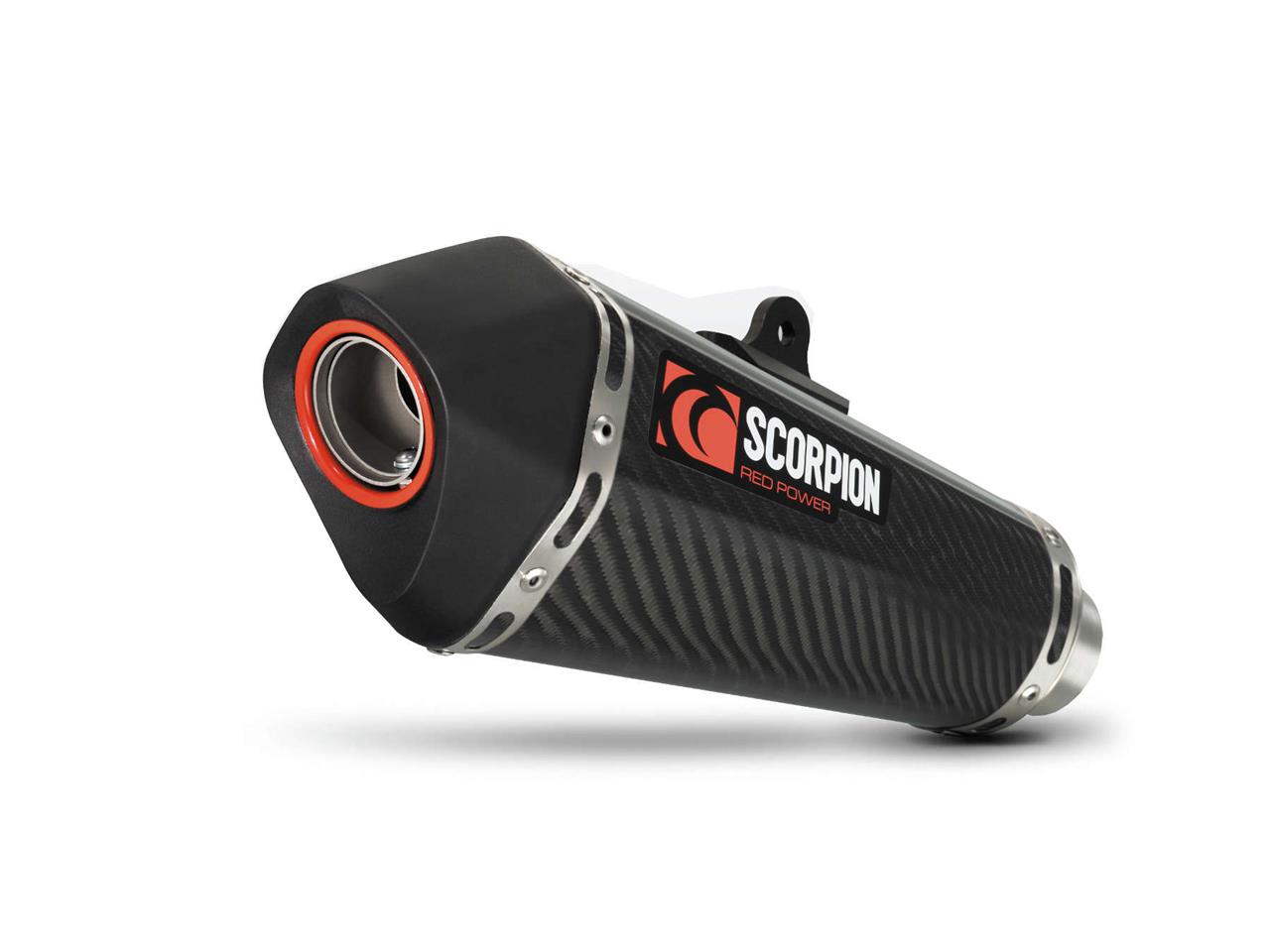 Silencieux d'échappement Moto Scorpion Serket Carbone pour BMW S1000 RR (15-19)