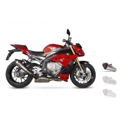 Silencieux d'échappement Moto Scorpion Serket Inox pour BMW S1000 R (14-19)