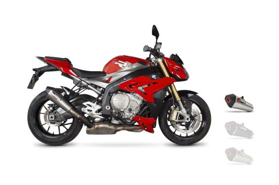Silencieux d'échappement Moto Scorpion Serket Inox pour BMW S1000 R (14-19) Silencieux d'échappement Moto Scorpion Serket Inox pour BMW S1000 R (14-19)