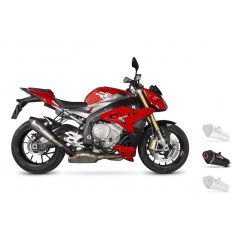 Silencieux d'échappement Moto Scorpion Serket Carbone pour BMW S1000 R (14-19)