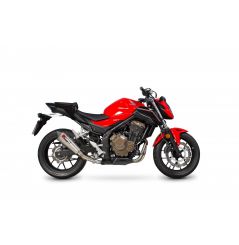Silencieux d'échappement Moto Scorpion Serket Inox pour Honda CB500 F, X (16-18)