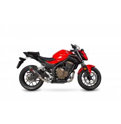 Silencieux d'échappement Moto Scorpion Serket Carbone pour Honda CB500 F, X (16-18)
