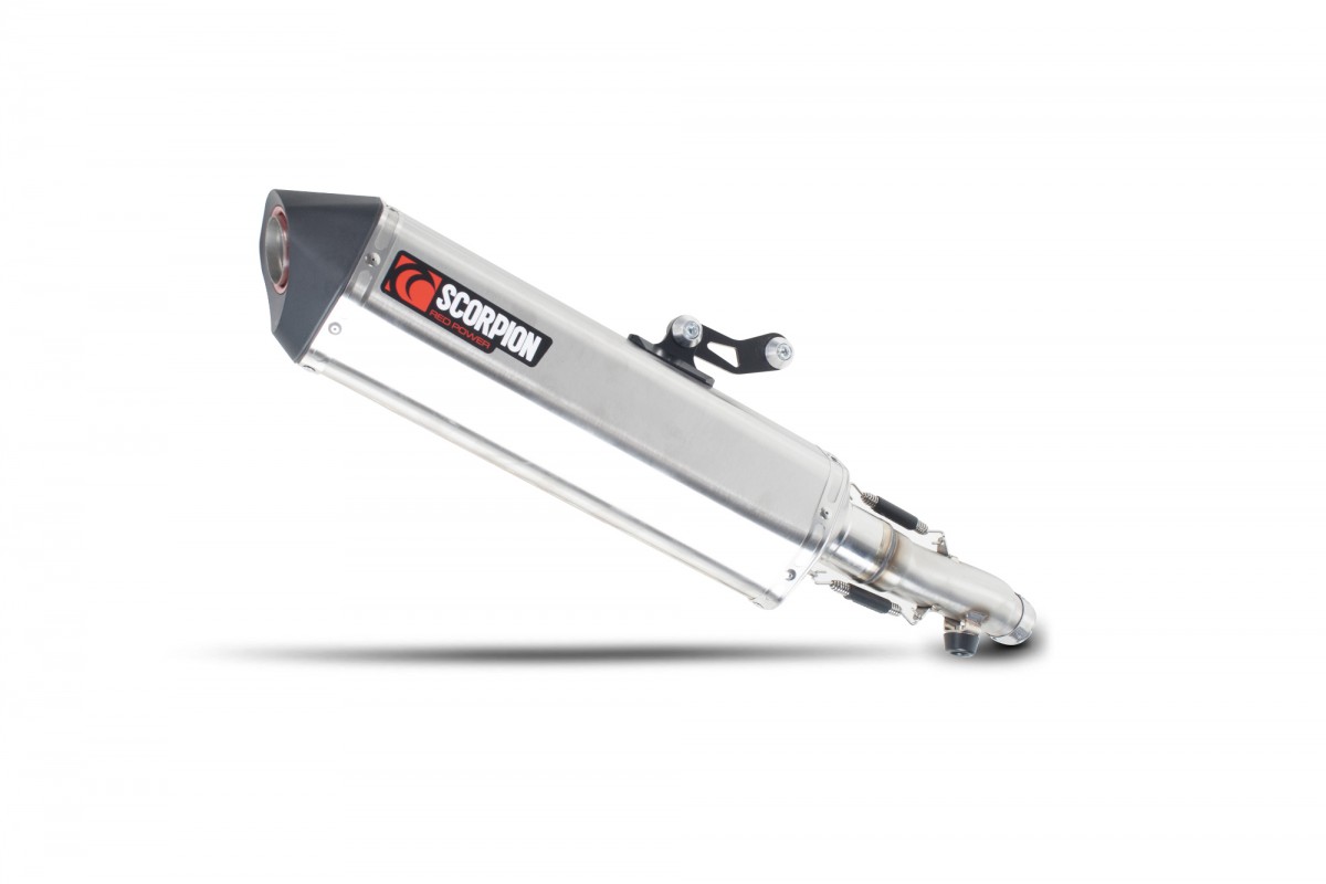 Silencieux d'échappement Moto Scorpion Serket Inox pour Honda NC 750 S/X (14-18)