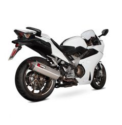 Silencieux d'échappement Moto Scorpion Serket Inox pour Honda VRF800 F (14-16)