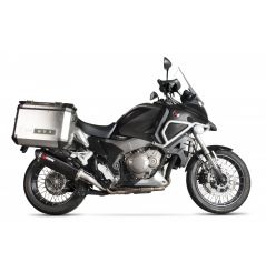 Silencieux d'échappement Moto Scorpion Serket Carbone pour Honda Crosstourer 1200 (12-14)