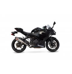 Silencieux d'échappement Moto Scorpion Serket Inox pour Kawasaki Ninja 400 (18-19)