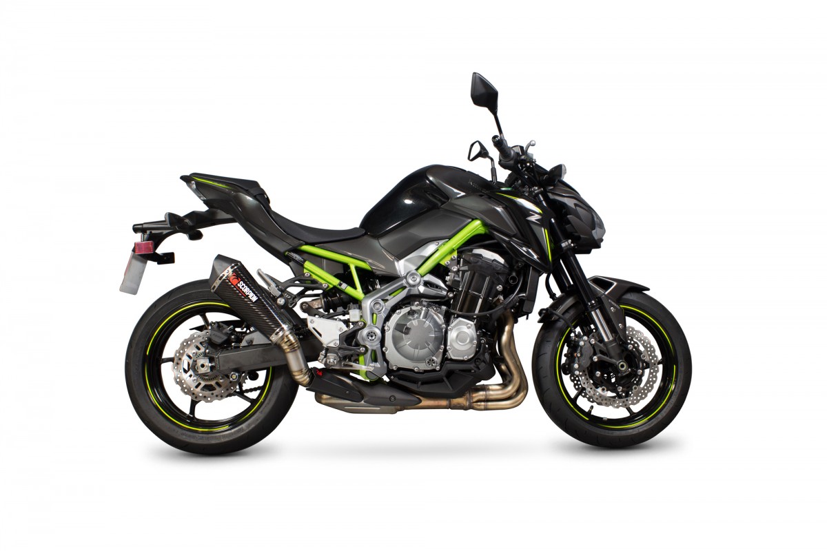 Support De Fixation échappement Pour Kawasaki Z900 (2017-2023) - En Aluminium CNC Noir, Améliore Stabilité Et Réduit Vibrations