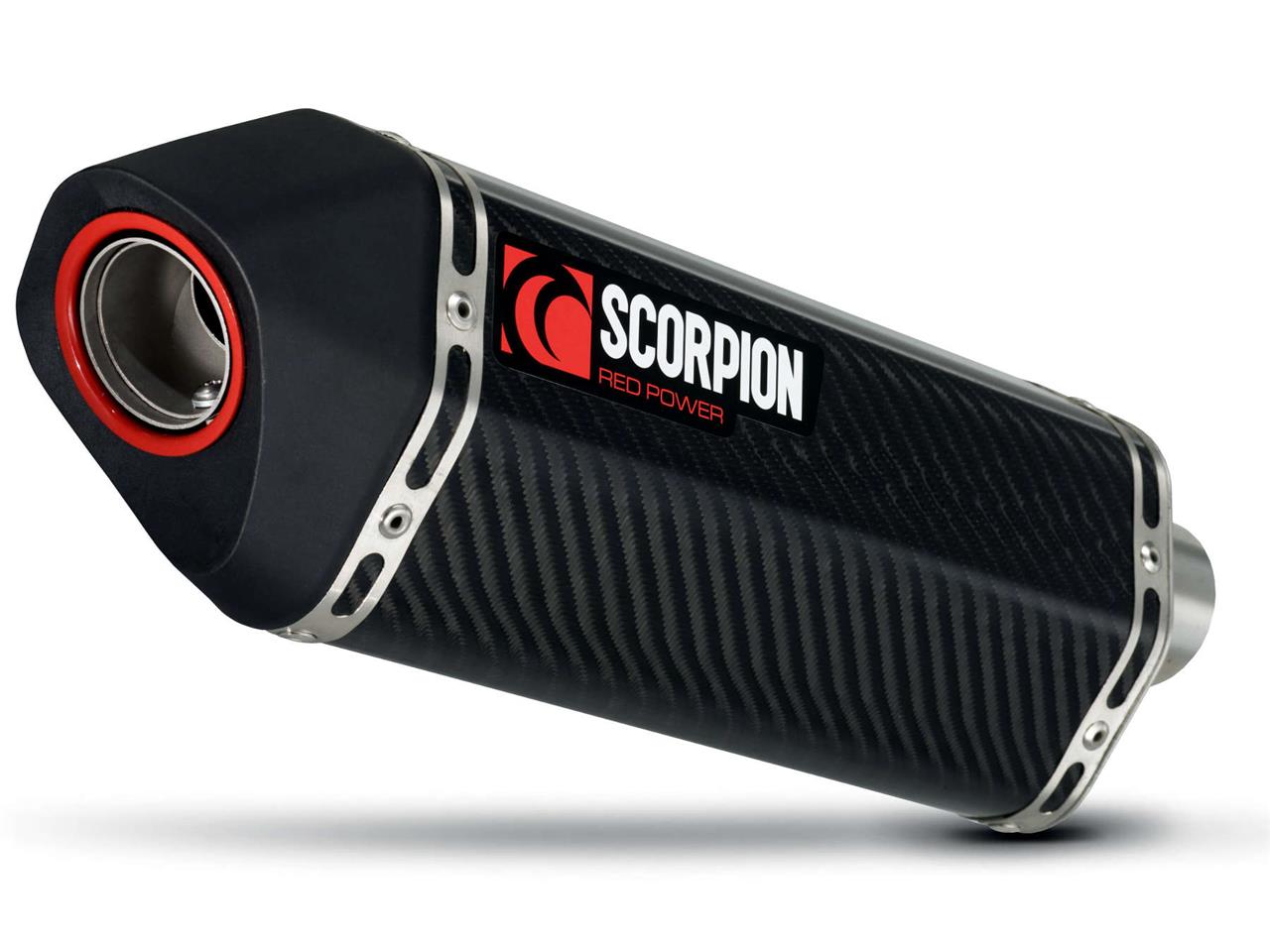 Silencieux d'échappement Moto Scorpion Serket Carbone pour Kawasaki Versys 1000 (15-18)