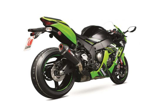Silencieux d'échappement Moto Scorpion Serket Carbone pour Kawasaki ZX-10R (16-20) ZX-10 RR (17-19)