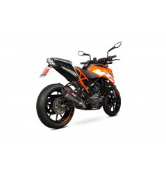 Silencieux d'échappement Moto Scorpion Serket Carbone pour KTM Duke 125/200 (17-18)