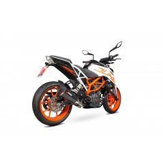 Silencieux d'échappement Moto Scorpion Serket Carbone pour KTM Duke 390 (17-19)