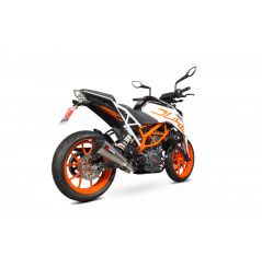 Silencieux d'échappement Moto Scorpion Serket Titane pour KTM Duke 390 (17-19)