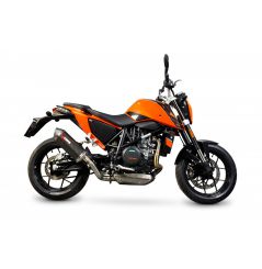 Silencieux d'échappement Moto Scorpion Serket Carbone pour KTM Duke 690 (18-19)