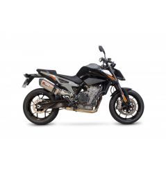 Silencieux d'échappement Moto Scorpion Serket Inox pour KTM Duke 790 (18-23)