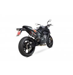 Silencieux d'échappement Moto Scorpion Serket Carbone pour KTM Duke 790 (18-23)