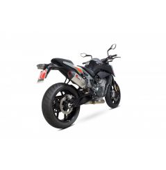 Silencieux d'échappement Moto Scorpion Serket Titane pour KTM Duke 790 (18-23)