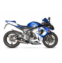 Silencieux d'échappement Moto Scorpion Serket Inox pour Suzuki GSX-R600 (06-07)