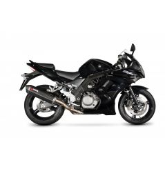 Silencieux d'échappement Moto Scorpion Serket Carbone pour Suzuki SV650 N, S (04-09)
