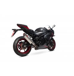 Silencieux d'échappement Moto Scorpion Serket Inox pour Suzuki GSX-R1000 (17-19)