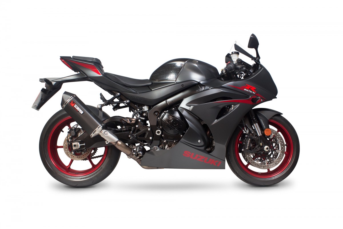 Silencieux d'échappement Moto Scorpion Serket Céramique pour Suzuki GSX-R1000 (17-19)
