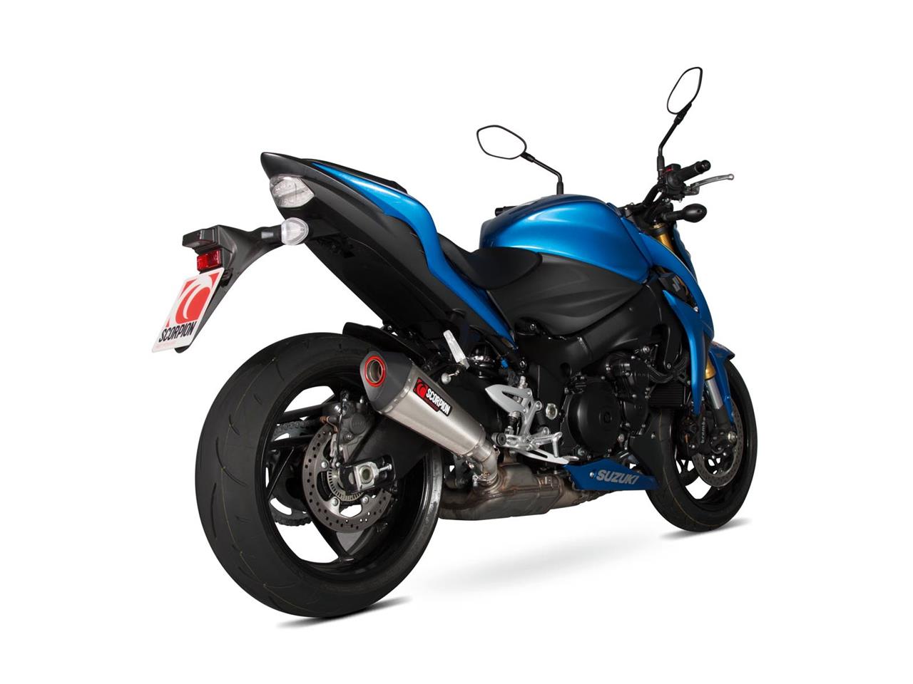 Silencieux d'échappement Moto Scorpion Serket Inox pour GSX-S 1000 et "F" (15-20)