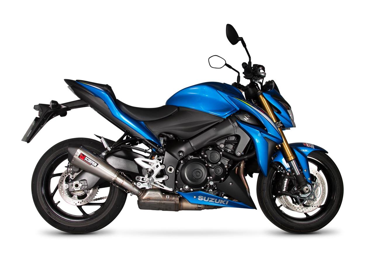 Silencieux d'échappement Moto Scorpion Serket Inox pour GSX-S 1000 et "F" (15-20)