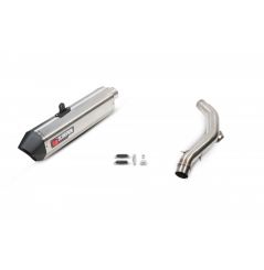 Silencieux d'échappement Moto Scorpion Serket Inox pour Triumph Tiger 1200 Explorer (16-18)