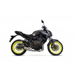 Ligne d'échappement Moto Scorpion Serket Titane pour Yamaha MT-07 (14-19)