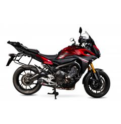 Silencieux d'échappement Moto Scorpion Serket Carbone pour Yamaha MT-09 Tracer (15-20)