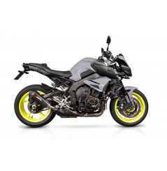 Silencieux d'échappement Moto Scorpion Serket Carbone pour Yamaha MT-10 (16-19)