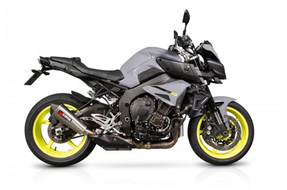 Silencieux d'échappement Moto Scorpion Serket Inox pour Yamaha MT-10 (16-19)