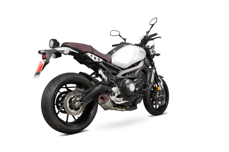 Silencieux d'échappement Moto Scorpion Serket Titane pour Yamaha XSR900 (17-18)