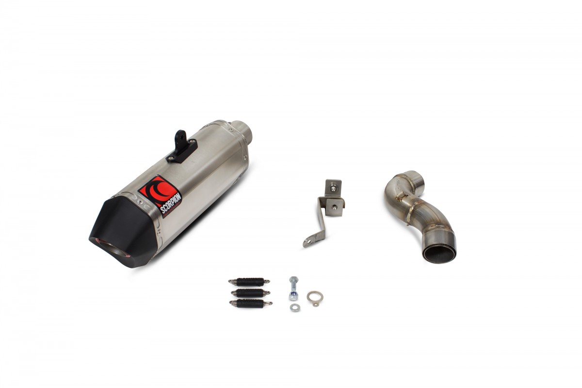 Silencieux d'échappement Moto Scorpion Serket Titane pour Yamaha XSR900 (17-18)