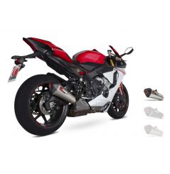 Silencieux d'échappement Moto Scorpion Serket Inox pour Yamaha YZF-R1 (15-19)