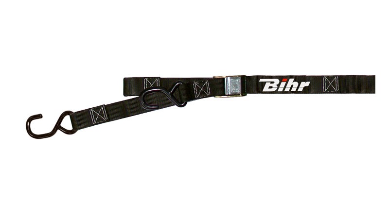 Paire de Sangles de Transport Large à Boucles Noir pour Moto, Quad, Scooter