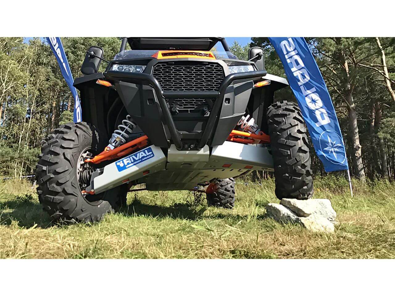 Kit Protection Triangle Avant RIVAL pour SSV Polaris RZR 1000 XP - TURBO (16-19)