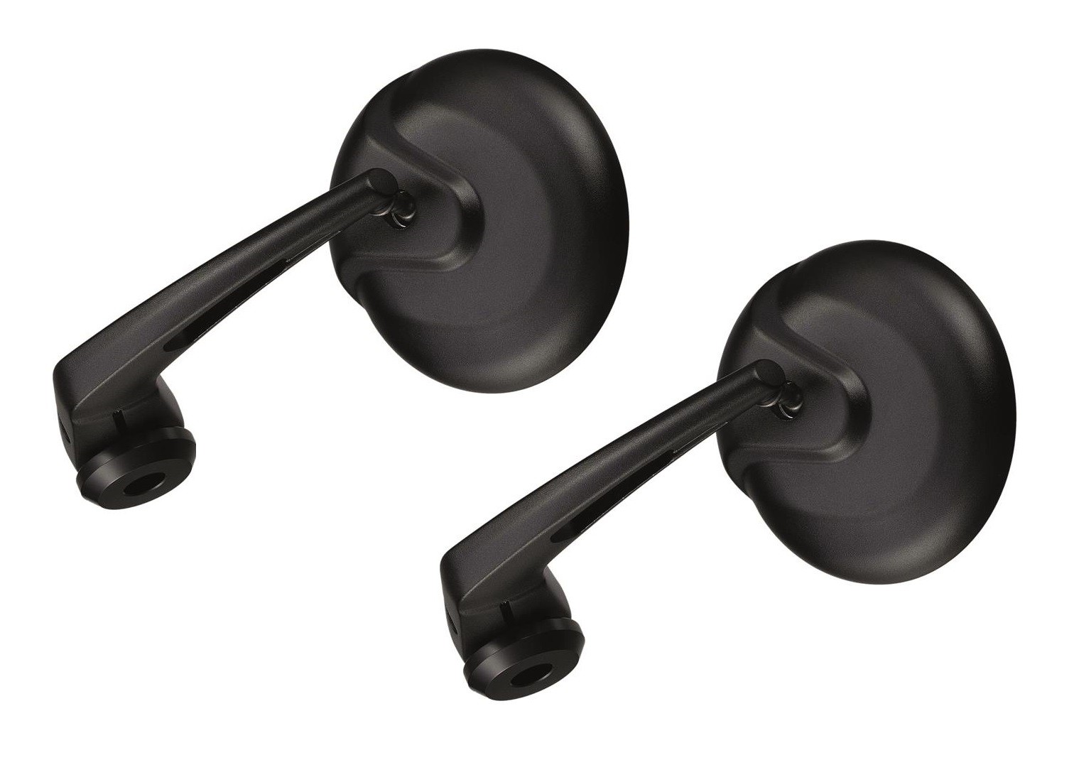 Rétroviseur Moto Universel Bihr PLUMP Noir Embout de Guidon Homologué
