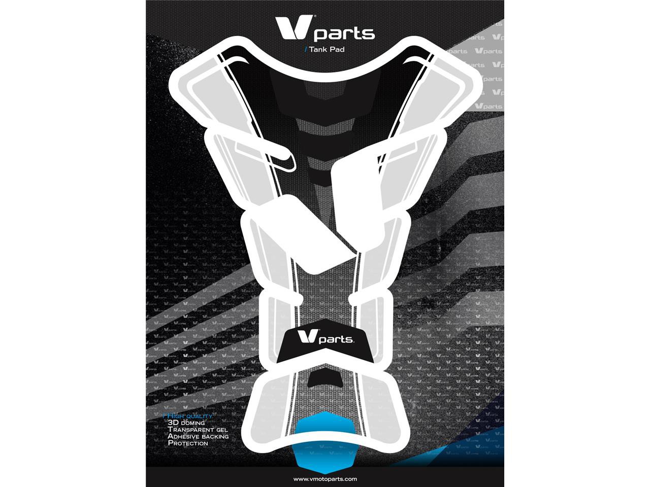 Protection de Réservoir Moto Universel V-Parts Noir
