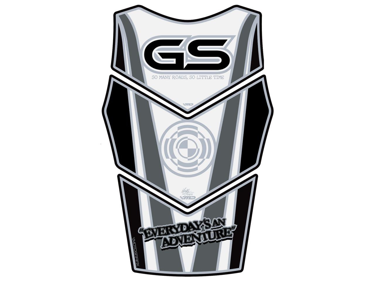 Protection de Réservoir Moto Blanc pour BMW R 1200 GS Adventure (05-13)