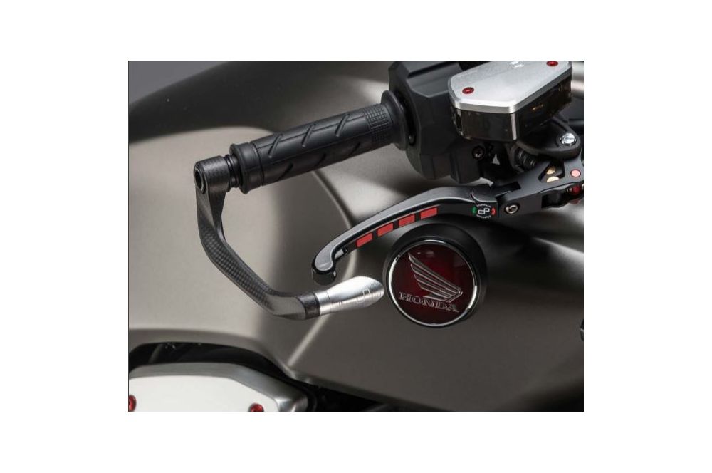 1 Paire De Poignées D'Embrayage Et Frein Moto Universelles Tbest - Noir Avec Maître-Cylindre | Compatible 22mm | Style Orange