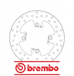 Disque de frein arrière Brembo pour 1050 Sprint ST ABS (05-12)