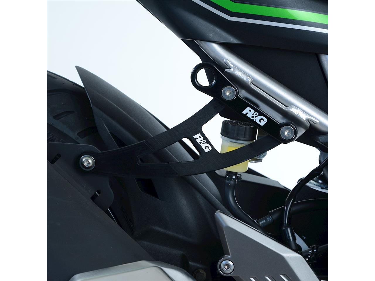 Support de Silencieux R&G pour Z125 (19-22) Ninja 125 (19-22) - EH0090BK
