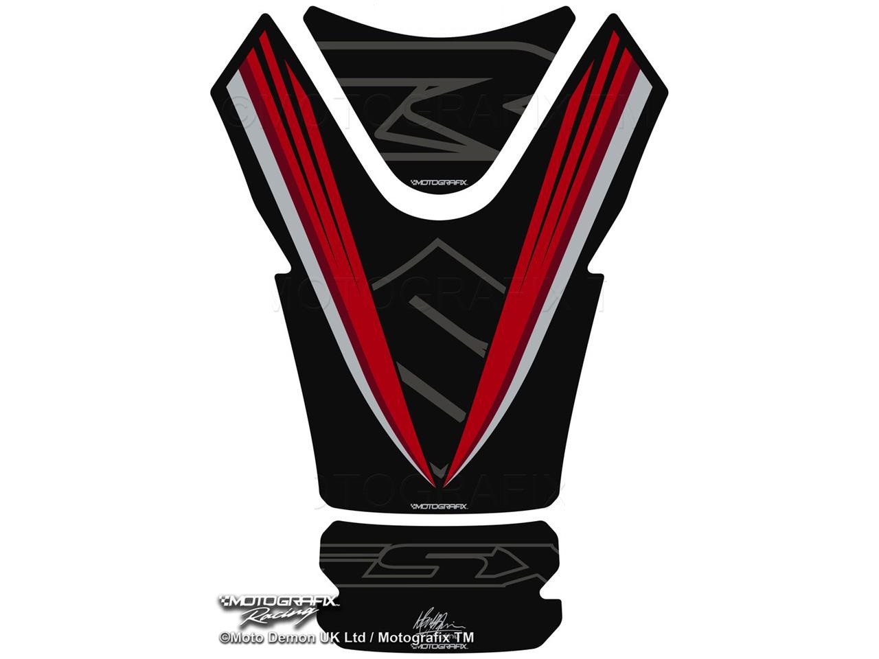 Protection de Réservoir Moto Noir - Rouge pour Suzuki GSX-R 1000 (17-21)