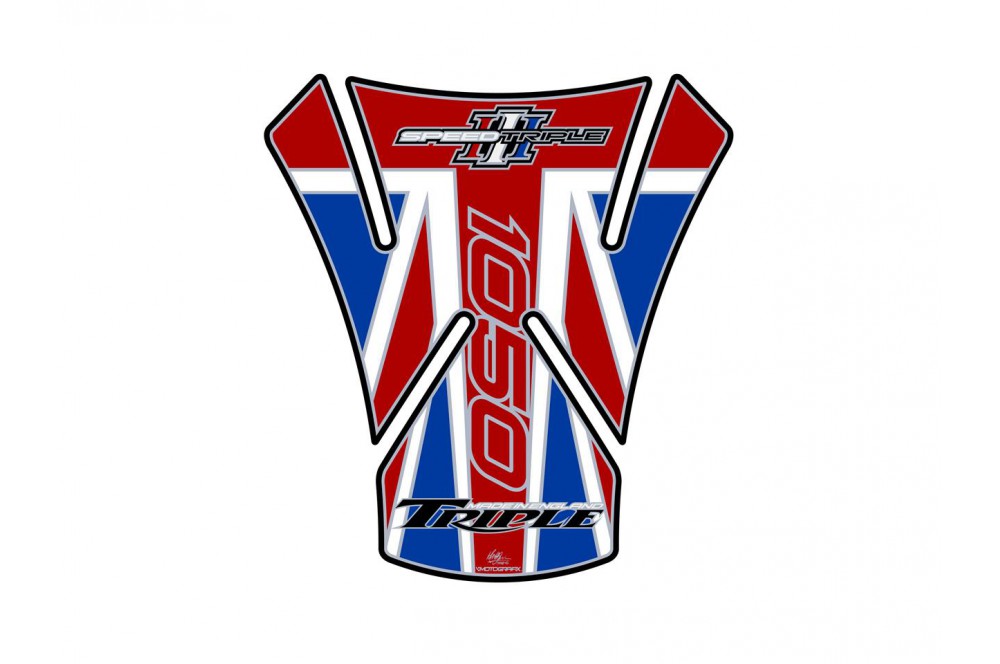 Protection de Réservoir Moto Union Jack pour Triumph Speed Triple 1050