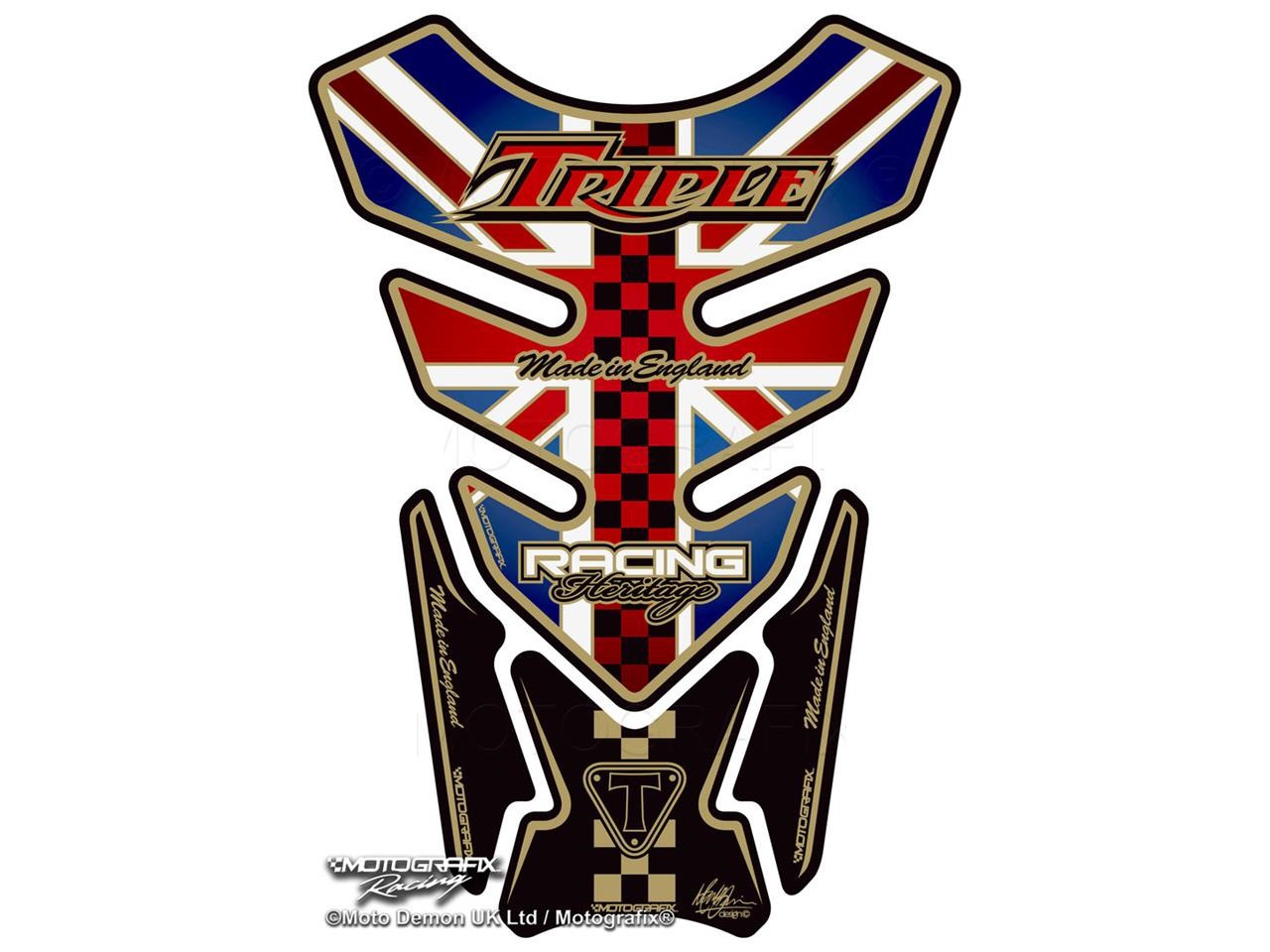 Protection de Réservoir Moto Universel Union Jack pour Triumph